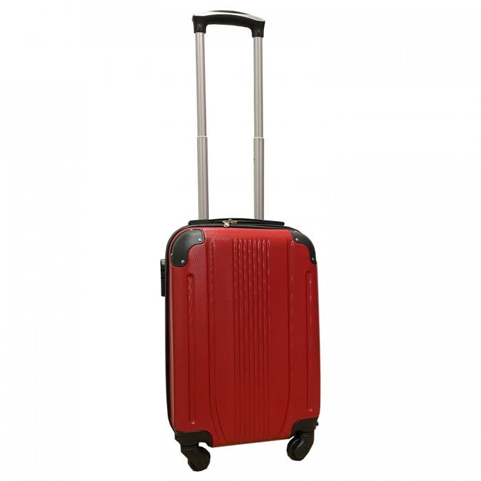 Travelerz handbagage koffer met wielen 27 liter - lichtgewicht - cijferslot - Rood (168)