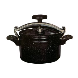 Kookkunst Holland 7 liter snelkookpan aluminium zwart 24 cm - inductie - pressure cooker