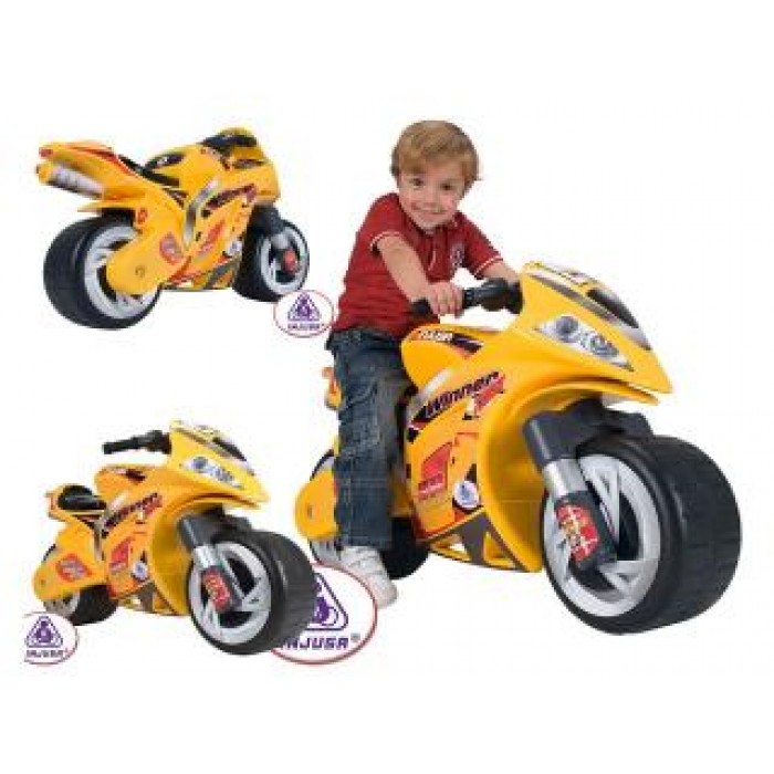 Injusa Winner Loopmotor geel Injusa Winner Loopmotor geel
