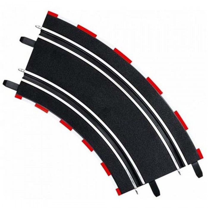 Carrera Bochten voor Carrera DIGITAL 143 en Carrera GO!!! Racebanen 2/45 4 Stuks Carrera Bochten voor Carrera DIGITAL 143 en Carrera GO!!! Racebanen 2/45 4 Stuks