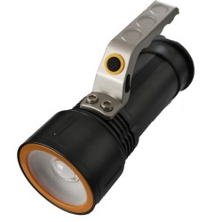 LED zaklamp met handvat oplaadbaar 800 lumen spatwaterdicht 4,2 volt
