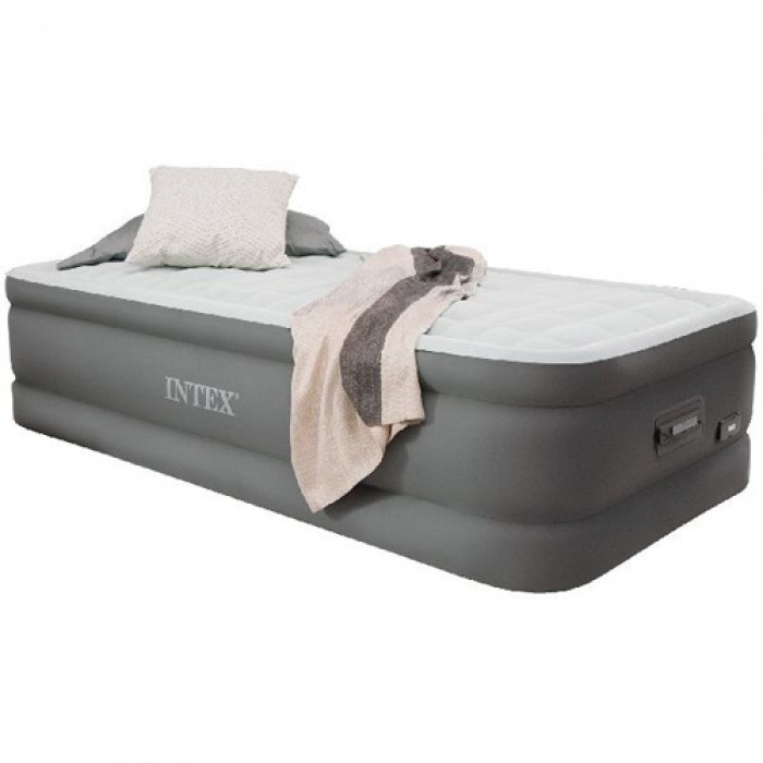 Intex 64482 Twin Premaire Airbed + Pomp + USB + LED 191x99x46 cm Intex 64482 Twin Premaire Airbed + Pomp + USB + LED 191x99x46 cm
