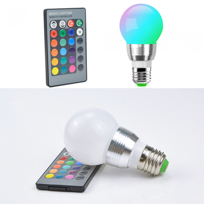RGB LED-lamp met afstandbediening