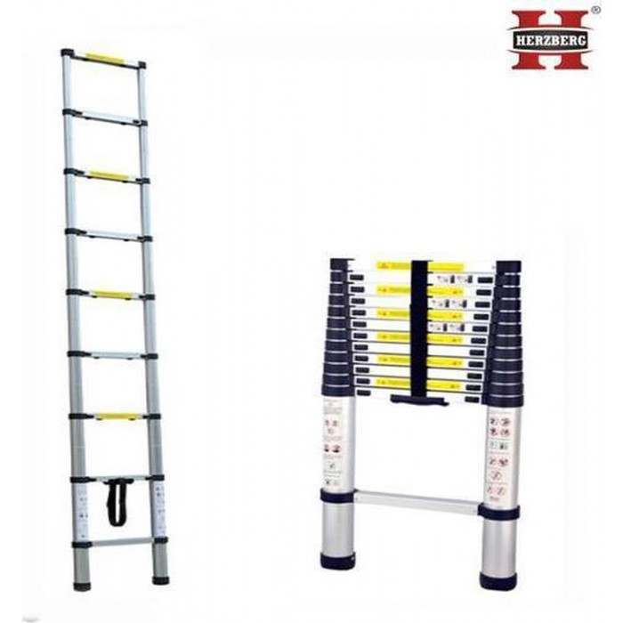 Herzberg telescoopladder 3,8 meter Ladder - HG-5380