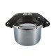 Kookkunst Holland snelkookpan 8 liter roestvrijstaal - inductie - pressure cooker - 26 cm