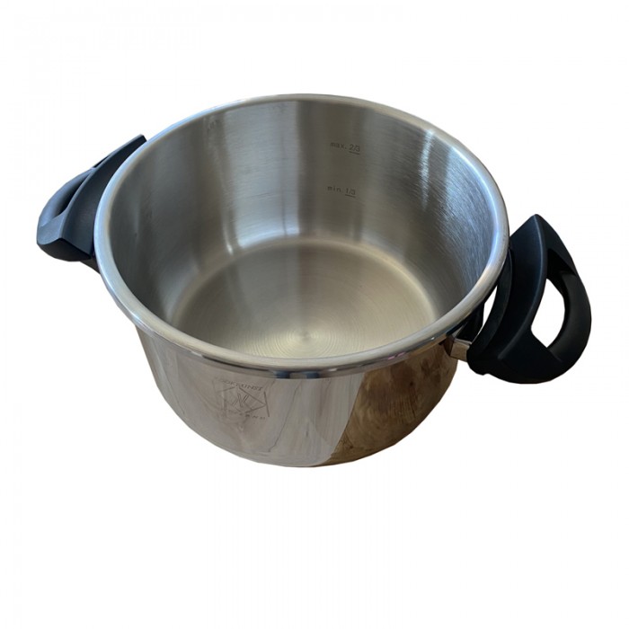 Kookkunst Holland snelkookpan 8 liter roestvrijstaal - inductie - pressure cooker - 26 cm