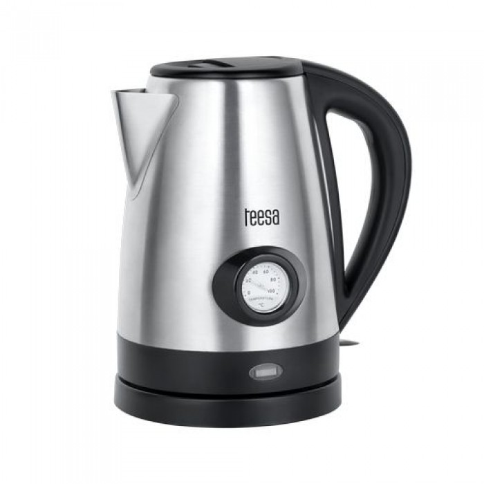 Teesa TSA1513 Elektrische RVS waterkoker met temperatuur indicator 1.7 liter Teesa TSA1513 Elektrische RVS waterkoker met temperatuur indicator 1.7 liter