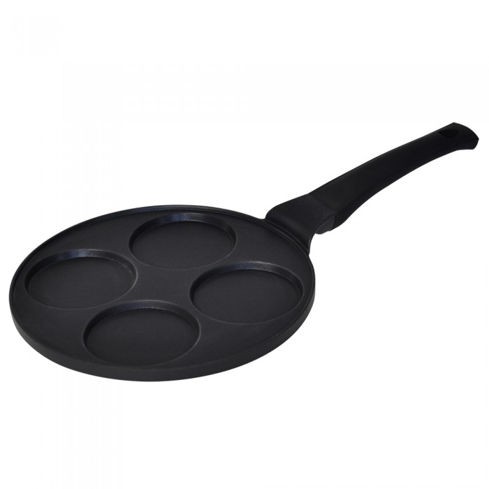 Cheffinger Crêpemaker pancake - Ø 26 cm - geschikt voor inductie - koudgreep - zwart Cheffinger Crêpemaker pancake - Ø 26 cm - geschikt voor inductie - koudgreep - zwart