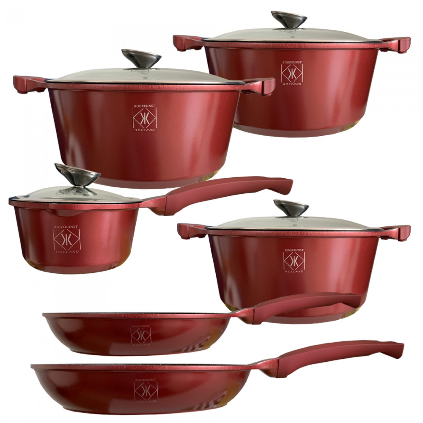 WMF RVS Wok 36 Cm Met Glazen Deksel - Meerlaags Voor Alle Warmtebronnen Inclusief Inductie