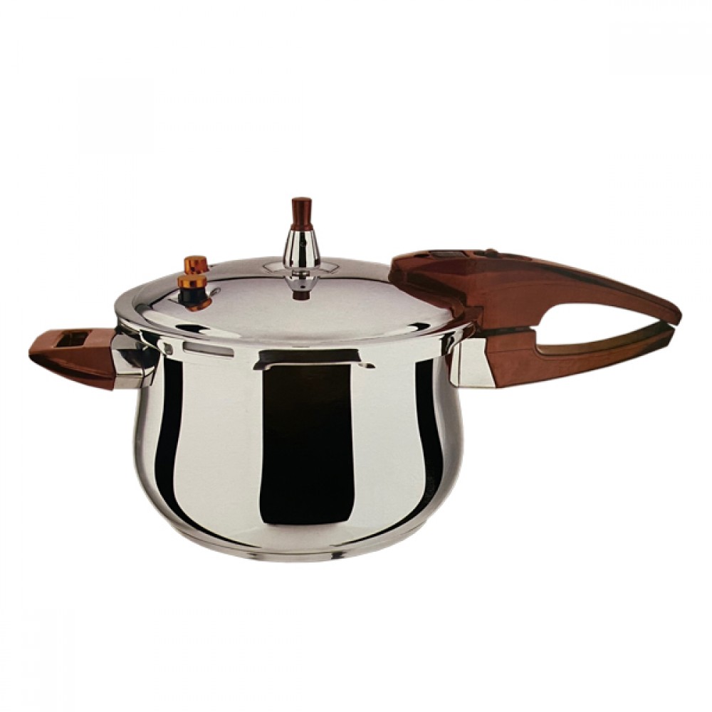 BRA Tekna Quick Pressure kookgerei, roestvrij staal, grijs, 24 cm, 7 4 liter