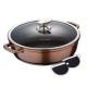 WellBerg braadpan Ø 28 cm met deksel - inductie - koudgrepen - 4L - koper/bruin WellBerg braadpan Ø 28 cm met deksel - inductie - koudgrepen - 4L - koper/bruin
