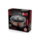 WellBerg braadpan Ø 28 cm met deksel - inductie - koudgrepen - 4L - koper/bruin WellBerg braadpan Ø 28 cm met deksel - inductie - koudgrepen - 4L - koper/bruin