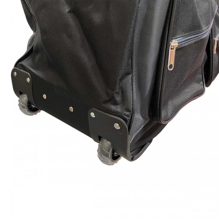 Travelerz Reistas trolley met 2 wielen - 66 liter - trekstang - zwart Travelerz Reistas trolley met 2 wielen - 66 liter - trekstang - zwart