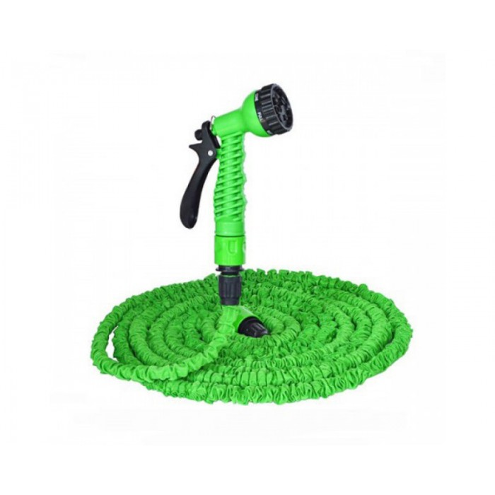 Flexibele stretch tuinslang met sproeikop 7,5 meter Flexibele stretch tuinslang met sproeikop 7,5 meter