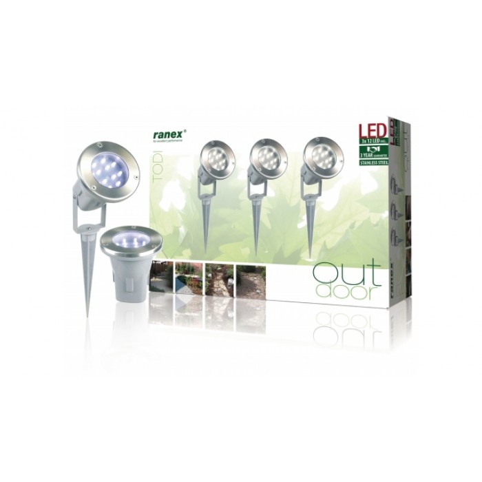 Ranex RA-5000158 Led Grond Spot 21.6 W 120 Lm 5700 K Ranex RA-5000158 Led Grond Spot 21.6 W 120 Lm 5700 K
