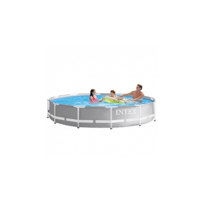 Intex 26710NP Prism Frame Zwembad 366 x 76 cm Grijs Intex 26710NP Prism Frame Zwembad 366 x 76 cm Grijs