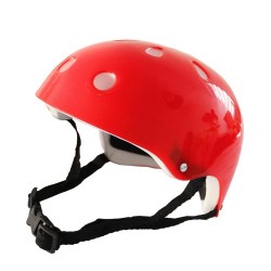 Kinderhelm voor bescherming Rood