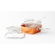 DeBlock Platinum multifunctionele braadpan geschikt voor inductie - 24 cm - 5,4 liter - koper DeBlock Platinum multifunctionele braadpan geschikt voor inductie - 24 cm - 5,4 liter - koper