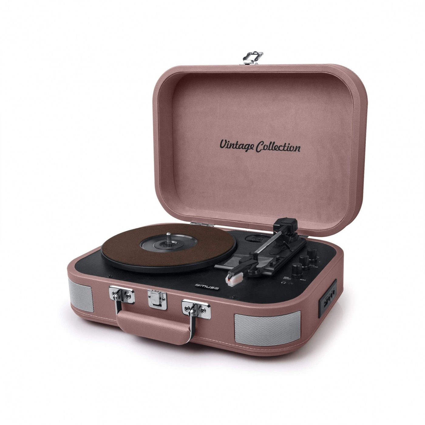Muse MT 201BTP Bluetooth Platenspeler Met Encoding Functie Roze muse-mt-201btp-bluetooth-platenspeler-met-encoding-functie-roze