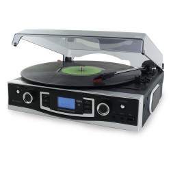 Soundmaster PL525 Platenspeler met radio en USB en encoding functie