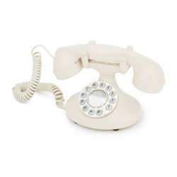 GPO 1922Pearl retro telefoon met klassiek jaren ‘20 ontwerp