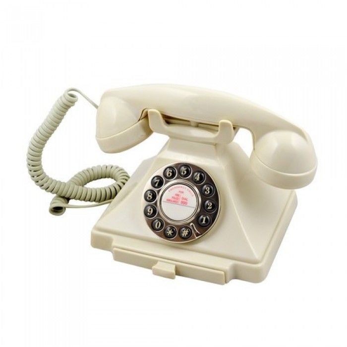 GPO 1929SPUSHIVO retro telefoon klassiek bakeliet jaren ’20 ontwerp