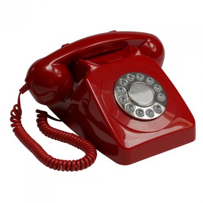 GPO 746PUSHRED retro telefoon jaren ’70 design
