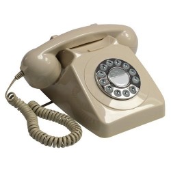GPO SIP746PUSHIVO Telefoon met druktoetsen klassiek jaren ‘70 ontwerp