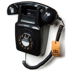 GPO SIP746WALLBLA Muurtelefoon jaren 70 design met SIP/VOIP technologie