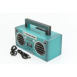 GPO BRONXAQUA GPO draagbare Bluetooth speaker aqua