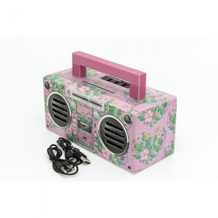 GPO BRONXPINK GPO draagbare Bluetooth speaker, roze