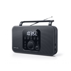 Muse M-091R stereo portable radio met wekkerfunctie
