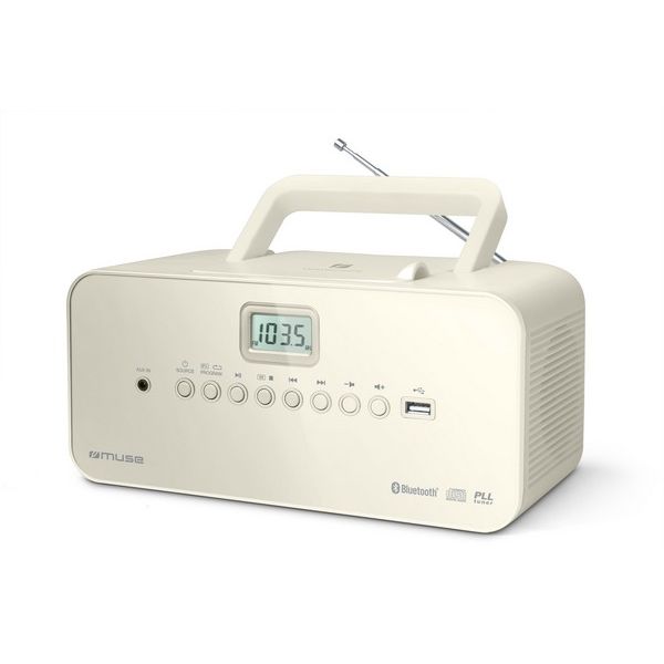 Baby Logisch Verscheidenheid Muse M-30BTN draagbare Radio/CD-speler met USB en bluetooth