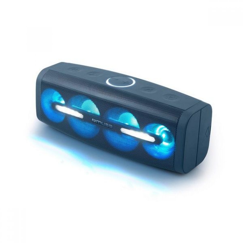 geluk Vuilnisbak verhouding Muse M-830DJ Spatwaterdichte bluetooth speaker met verlichting