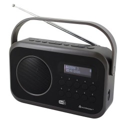 Soundmaster DAB270SW Draagbare DAB+/FM digitale radio, zwart