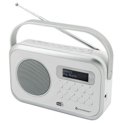 Soundmaster DAB270WE Draagbare DAB+/FM digitale radio, wit