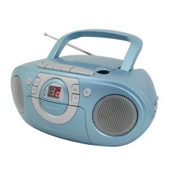Soundmaster SCD5100BL CD-Boombox met FM radio en cassettespeler