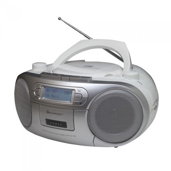 Soundmaster SCD7900WE DAB+, CD Boombox met, MP3, cassette, USB