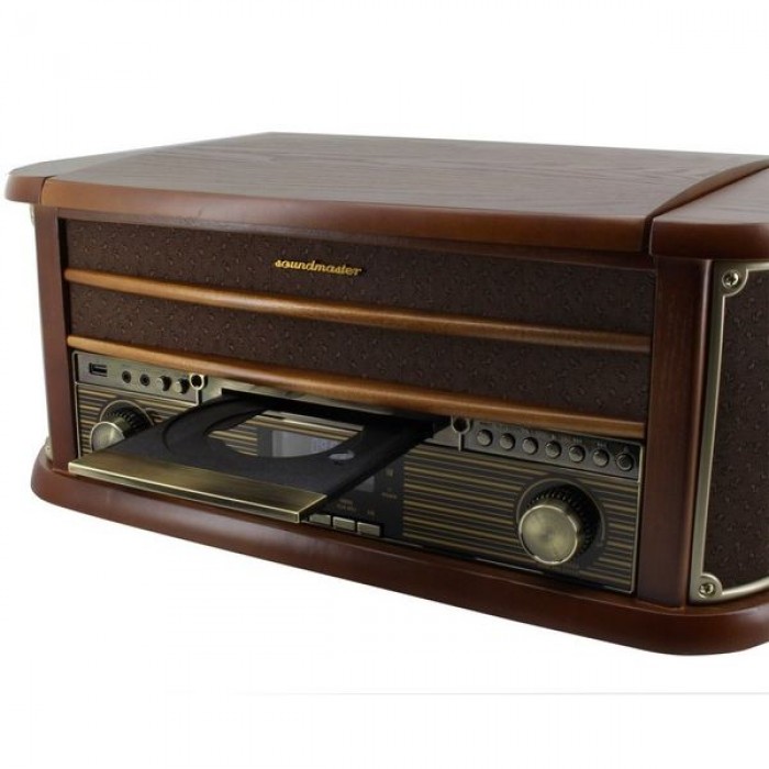 Soundmaster NR545 Nostalgisch Muziek center met DAB+ en bluetooth