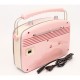 GPO RYDELLPIN Trendy Jaren 50 design radio roze GPO RYDELLPIN Trendy Jaren 50 design radio roze