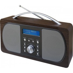 Soundmaster DAB600DBR DAB+ FM radio met voorkeuze zenders en wekfunctie