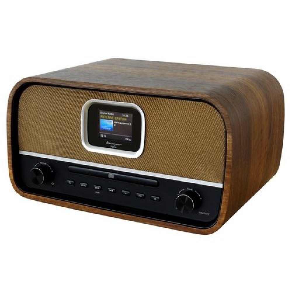 Soundmaster DAB970BR Stereo DAB+ radio, CD speler, bluetooth,