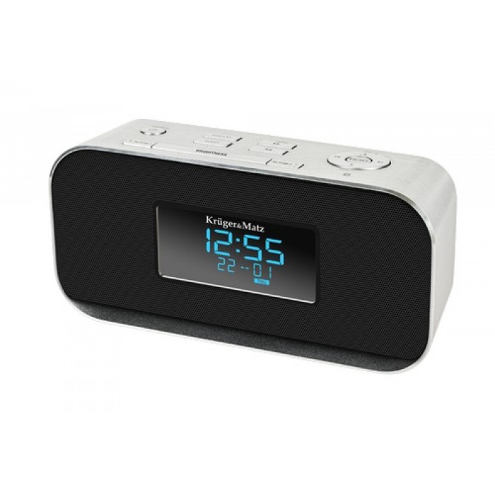 Krüger&Matz KM1150 FM Klok Radio met USB en Bluetooth