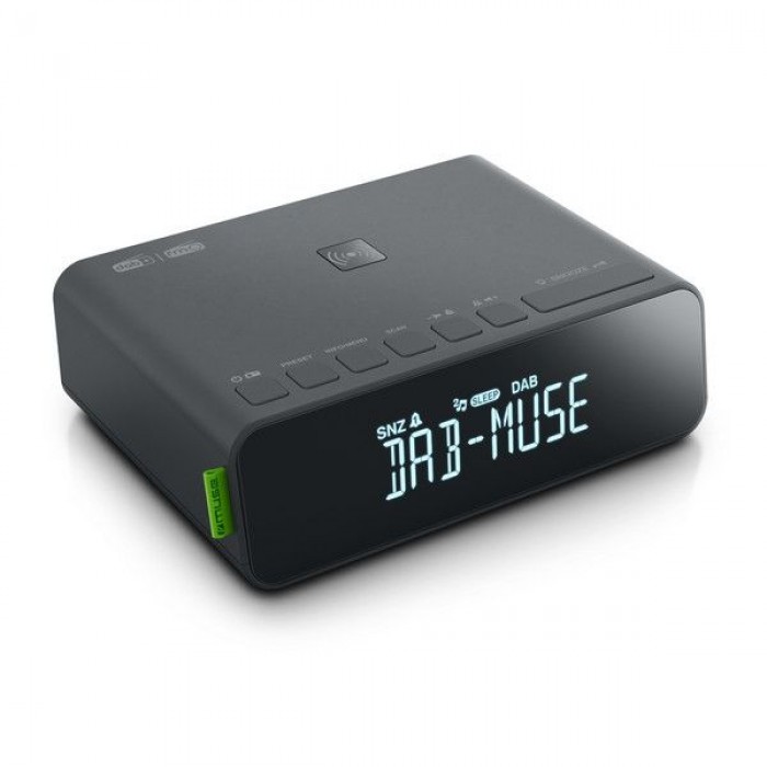 Muse M-175DBI DAB+ wekkerradio met QI charging