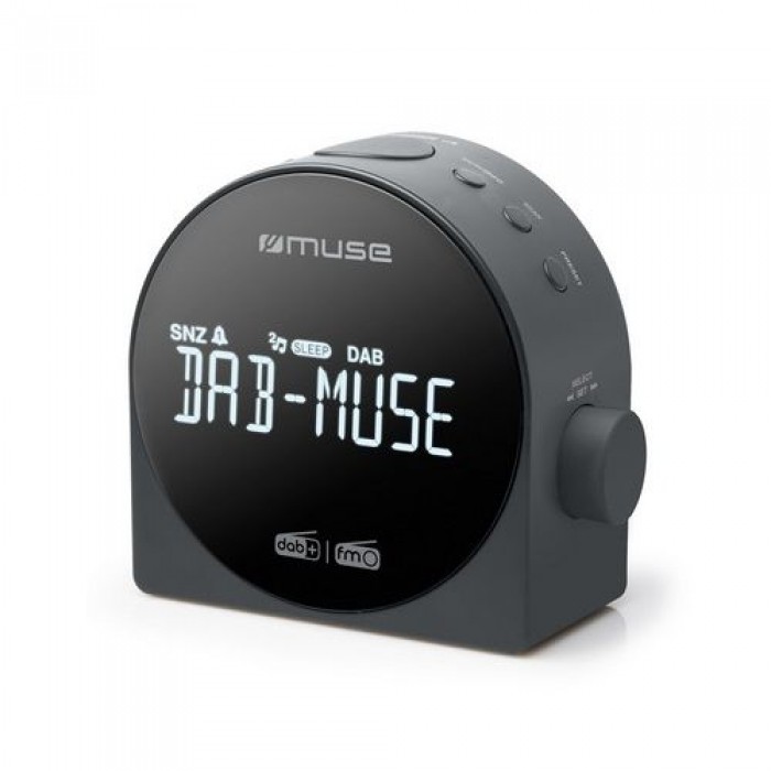 Muse M-185CDB Stijlvolle DAB+ wekkerradio met groot display