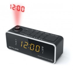 Muse M-188P Wekker radio met projectie