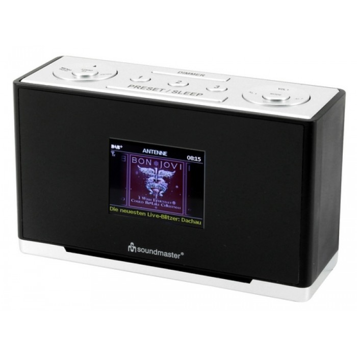 Soundmaster UR240SW Wekkerradio DAB+ met kleurendisplay Soundmaster UR240SW Wekkerradio DAB+ met kleurendisplay
