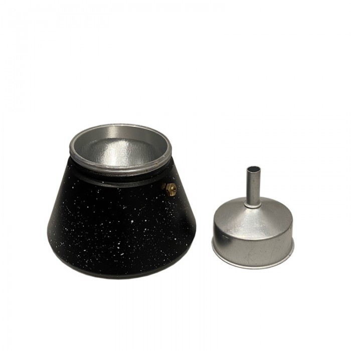 Rosenberg Espresso maker inductie aluminium - percolator 12 kops – zwart