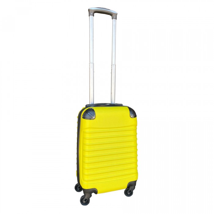 Travelerz handbagage koffer met wielen 27 liter - lichtgewicht - cijferslot - geel