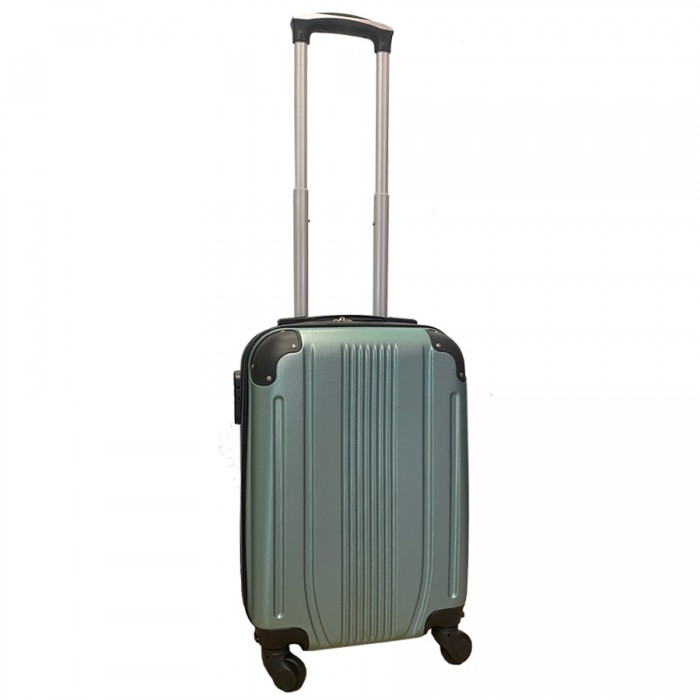Travelerz kofferset 4 delig ABS - zwenkwielen - met cijferslot - groen - (168) Travelerz kofferset 4 delig ABS - zwenkwielen - met cijferslot - groen - (168)